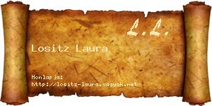 Lositz Laura névjegykártya